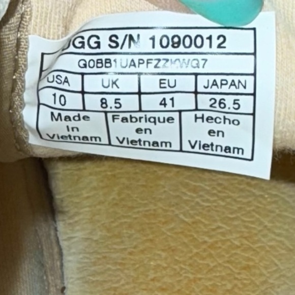 UGG KARINE CHUNKY GLITTER GOLD MULTI SHOES Women’s 10 - Picture 15 of 15